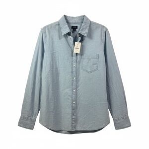J. Crew Women’s Light Blue Casual Shirt Size M
